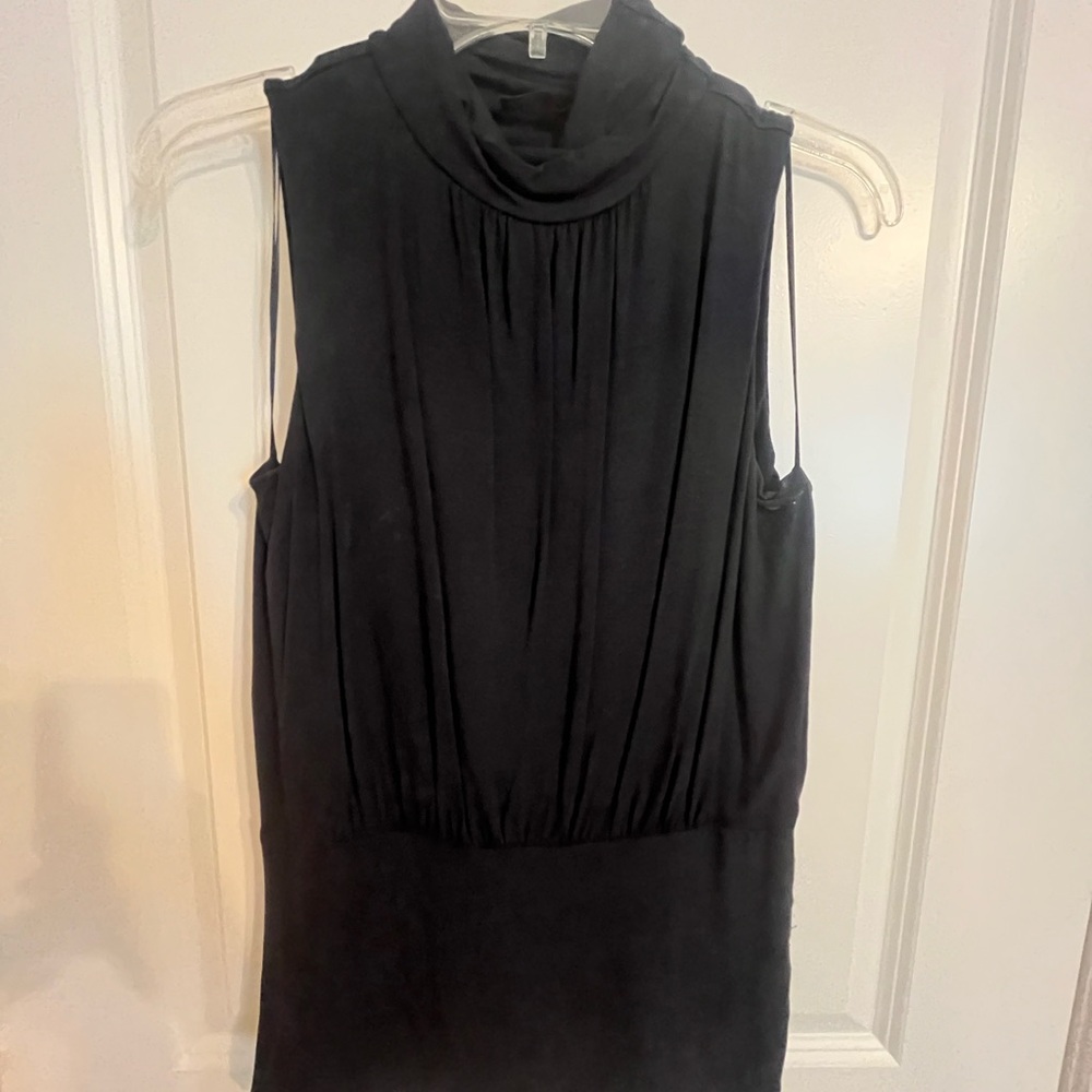 Elegant navy blue Sleeveless Top
